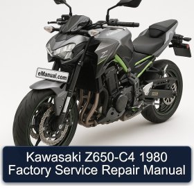 Kawasaki Z650-C4 1980 Factory Service Repair Manual