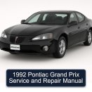 1992 Pontiac Grand Prix Service and Repair Manual