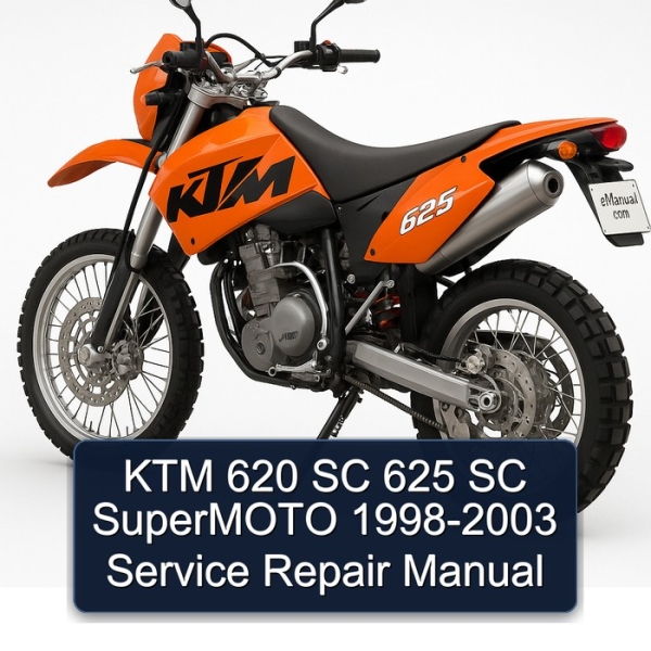 KTM 620 SC 625 SC SuperMOTO 1998-2003 Service Repair Manual