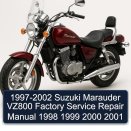 1997-2002 Suzuki Marauder VZ800 Factory Service Repair Manual 1998 1999 2000 2001