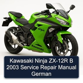 Kawasaki Ninja ZX-12R B 2003 Service Repair Manual German