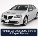 Pontiac G8 2008-2009 Service & Repair Manual