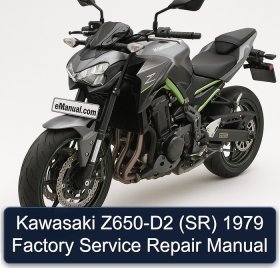 Kawasaki Z650-D2 (SR) 1979 Factory Service Repair Manual
