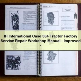 IH International Case 584 Traktor Werkstatthandbuch - Verbesserte PDF