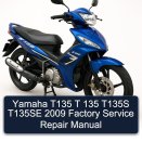Yamaha T135 T 135 T135S T135SE 2009 Factory Service Repair Manual