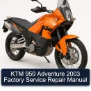 KTM 950 Adventure 2003 Factory Service Repair Manual