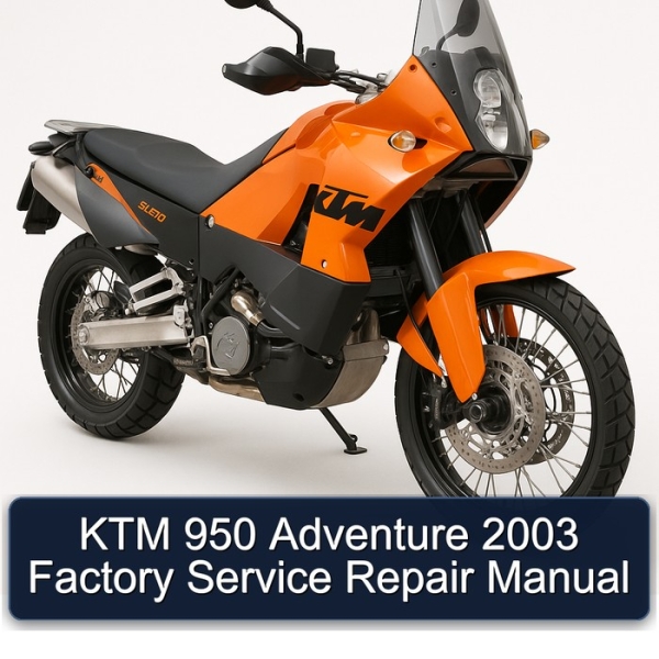 KTM 950 Adventure 2003 Factory Service Repair Manual