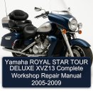 Yamaha ROYAL STAR TOUR DELUXE XVZ13 Complete Workshop Repair Manual 2005-2009
