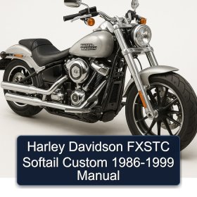 Harley Davidson FXSTC Softail Custom 1986-1999 Manual