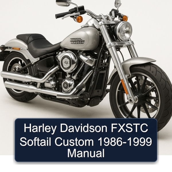 Harley Davidson FXSTC Softail Custom 1986-1999 Manual