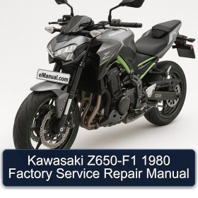 Kawasaki Z650-F1 1980 Factory Service Repair Manual