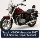 Suzuki VZ800 Marauder 1997 Full Service Repair Manual