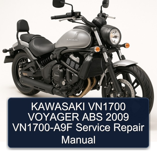 KAWASAKI VN1700 VOYAGER ABS 2009 VN1700-A9F Service Repair Manual