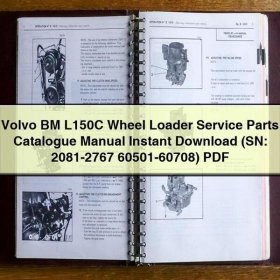 Volvo BM L150C Radlader Ersatzteilkatalog Handbuch