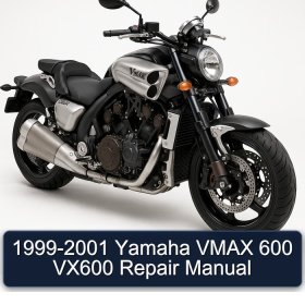 1999-2001 Yamaha VMAX 600 VX600 Repair Manual