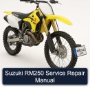 Suzuki RM250 Service Repair Manual