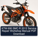 KTM 690 SMC R 2012 Service Repair Workshop Manual PDF Download