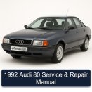 1992 Audi 80 Service & Repair Manual