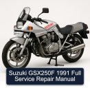 Suzuki GSX250F 1991 Full Service Repair Manual