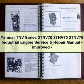 Yanmar TNV Serie 2TNV70 3TNV70 3TNV76 Industrie-Motoren Service- und Reparaturhandbuch - Verbessert - PDF-Download