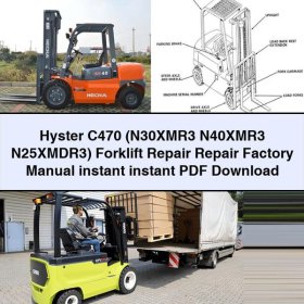 Reparaturhandbuch für Gabelstapler Hyster C470 (N30XMR3, N40XMR3, N25XMDR3)