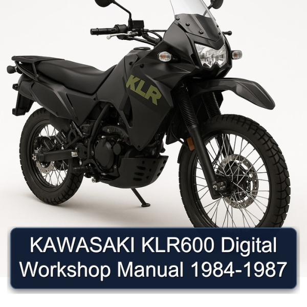 KAWASAKI KLR600 Digital Workshop Manual 1984-1987