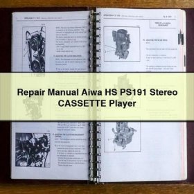 Reparaturanleitung Aiwa HS PS191 Stereo-Cassettenspieler (PDF)