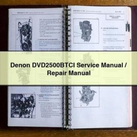 Denon DVD2500BTCI Service- und Reparaturhandbuch (PDF)