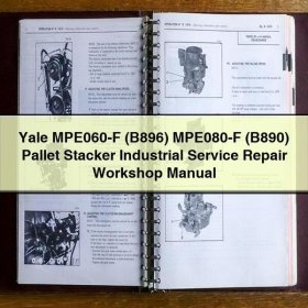 Yale MPE060-F/MPE080-F Betriebsanleitung für Werkstatt und Service