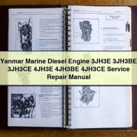 Yanmar Marine Dieselmotoren 3JH3E/BE/CE, 4JH3E/BE/CE: Service- und Reparaturhandbuch (PDF)