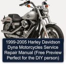 1999-2005 Harley Davidson Dyna Motorcycles Service Repair Manual (Free Preview Perfect for the DIY person)
