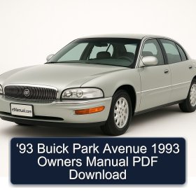 Buick Park Avenue 1993 - Bedienungsanleitung (PDF)