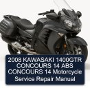 2008 KAWASAKI 1400GTR CONCOURS 14 ABS CONCOURS 14 Motorcycle Service Repair Manual