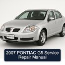 2007 PONTIAC G5 Service Repair Manual
