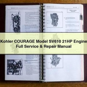 Kohler COURAGE SV610 21 PS Motor - Reparaturhandbuch