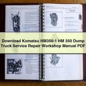 Komatsu HM350-1 / HM 350 Muldenkipper: Service- und Reparaturhandbuch (PDF)