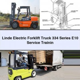 Linde Elektro-Gabelstapler 334 Serie E10 Service-Training
