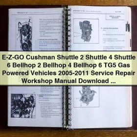 E-Z-GO Cushman Shuttle & Bellhop Servicehandbuch (2005-2011, Benzin)