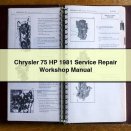 Chrysler 75 HP 1981 Service Repair Workshop Manual PDF Download
