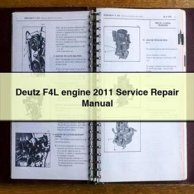 Deutz F4L Motor 2011 Servicehandbuch