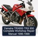 Yamaha TRX850 TRX 850 Complete Workshop Repair Manual 1996-1999