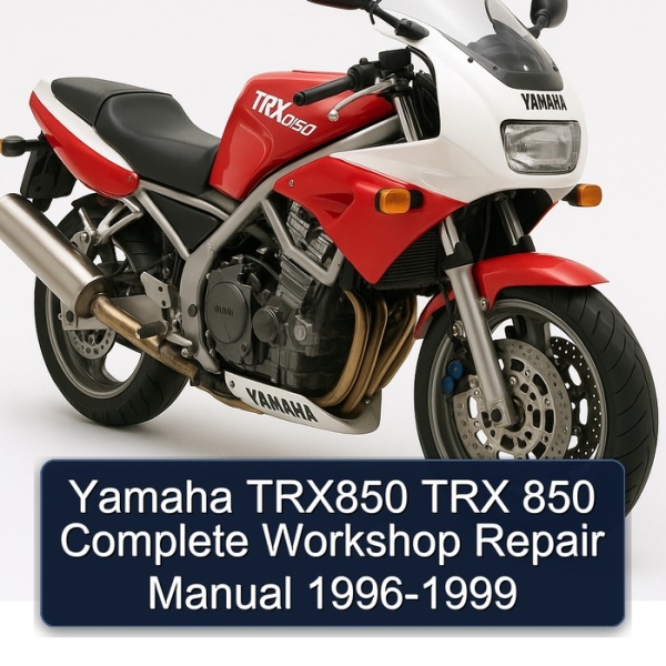 Yamaha TRX850 TRX 850 Complete Workshop Repair Manual 1996-1999