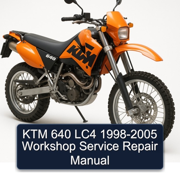 KTM 640 LC4 1998-2005 Workshop Service Repair Manual