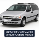 2005 CHEVY/Chevrolet Venture Owners Manual