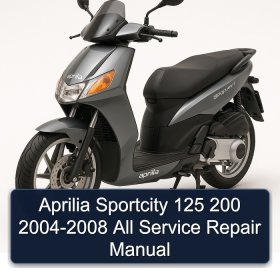 Aprilia Sportcity 125 200 2004-2008 All Service Repair Manual