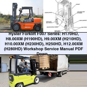 Hyster Gabelstapler F007 Serie: Werkstatt-Reparaturhandbuch
