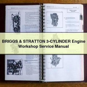 Briggs & Stratton 3-Zylinder Motor Werkstatt-Servicehandbuch