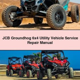 JCB Groundhog 6x4 Utility Vehicle Service Repair Manual