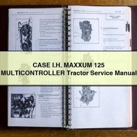 Traktor-Reparaturhandbuch Case IH Maxxum 125 Multicontroller