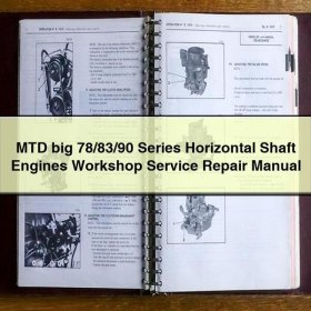 MTD Big 78/83/90 Serie Werkstatt-Handbuch